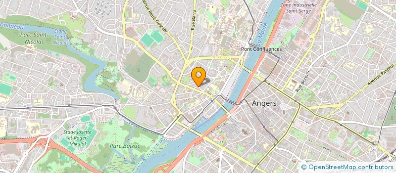 localisation de l'entreprise MADAME SOPHIE TALLOUR à ANGERS