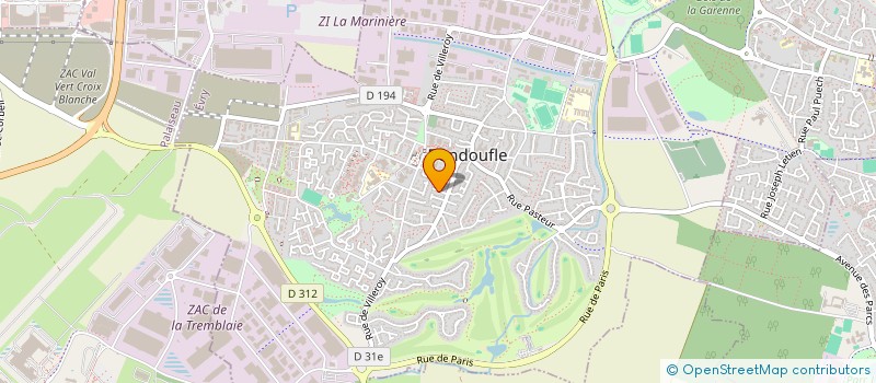 localisation de l'entreprise MADAME SOPHIE TALVAZ à BONDOUFLE