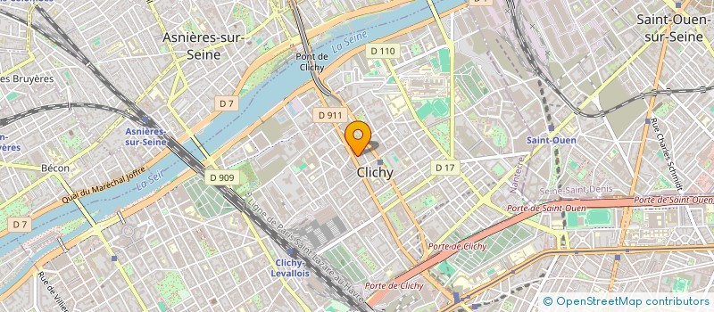 localisation de l'entreprise MADAME SOPHIE TANGUY à CLICHY