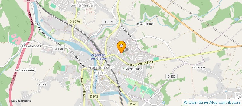 localisation de l'entreprise MADAME SOPHIE TARDIVEL à ARGENTON-SUR-CREUSE