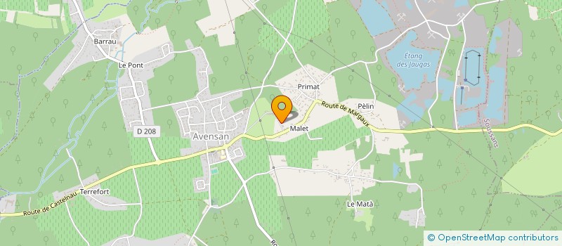 localisation de l'entreprise MADAME SOPHIE TARIS  LISTRAC-MEDOC