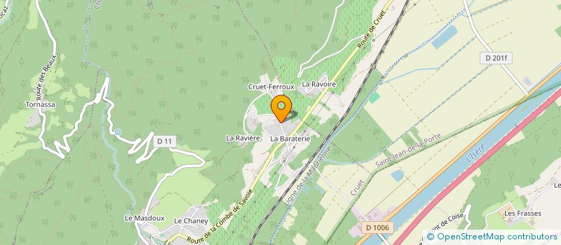 localisation de l'entreprise MADAME SOPHIE TEDESCO  CRUET