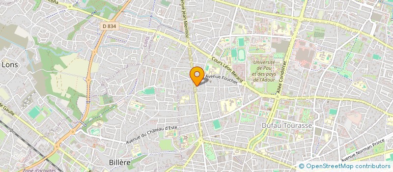 localisation de l'entreprise MADAME SOPHIE TEIXEIRA à PAU