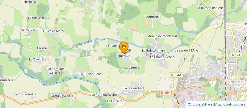 localisation de l'entreprise MADAME SOPHIE TESSIER à NORT-SUR-ERDRE
