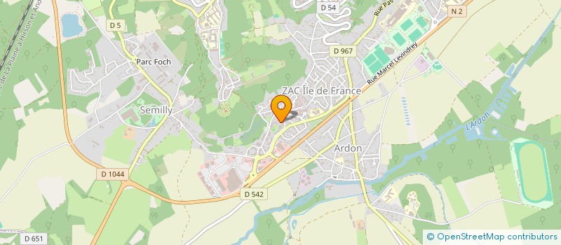 localisation de l'entreprise MADAME SOPHIE TETU à LAON