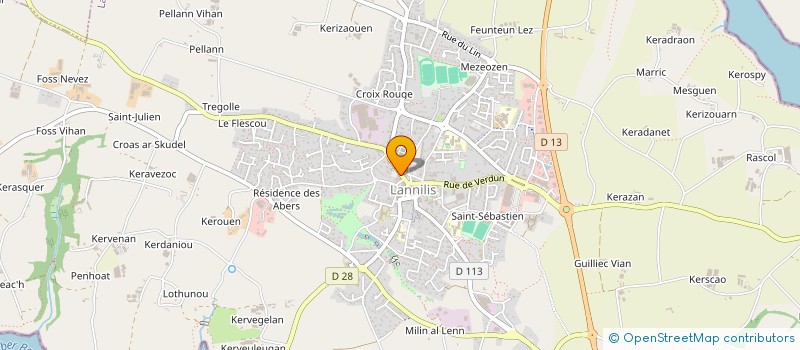 localisation de l'entreprise MADAME SOPHIE THAVARD à LANNILIS