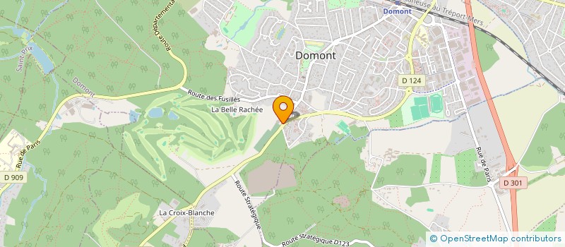 localisation de l'entreprise MADAME SOPHIE THEVENIN  DOMONT