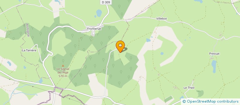 localisation de l'entreprise MADAME SOPHIE THIBERT  SAINT-MARTINIEN