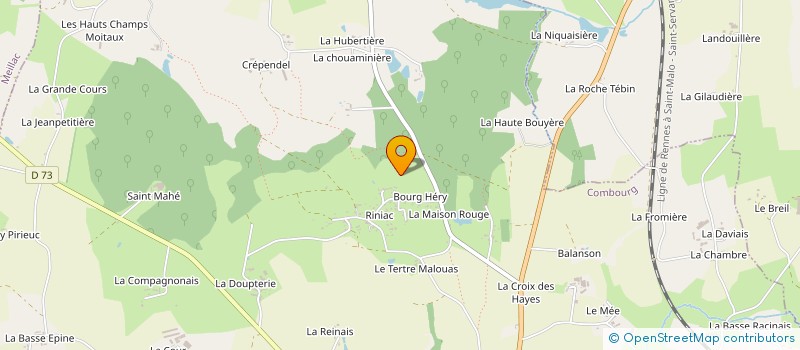 localisation de l'entreprise MADAME SOPHIE THIBOUT D'ANESY à BONNEMAIN