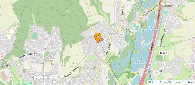 localisation de l'entreprise MADAME SOPHIE THIEBAUT  NOMMAY