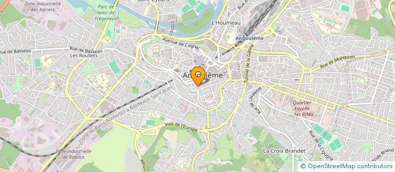 localisation de l'entreprise MADAME SOPHIE THIENPONT à ANGOULEME