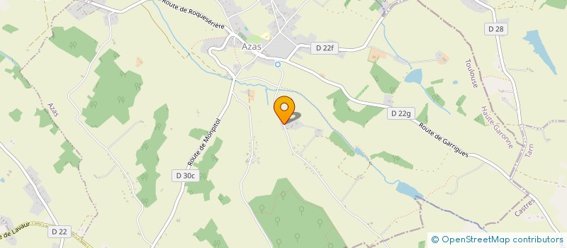 localisation de l'entreprise MADAME SOPHIE THILLAYE DU BOULLAY  AZAS