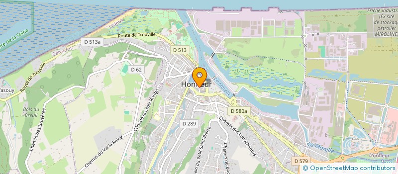 localisation de l'entreprise MADAME SOPHIE THIPHAINE  HONFLEUR