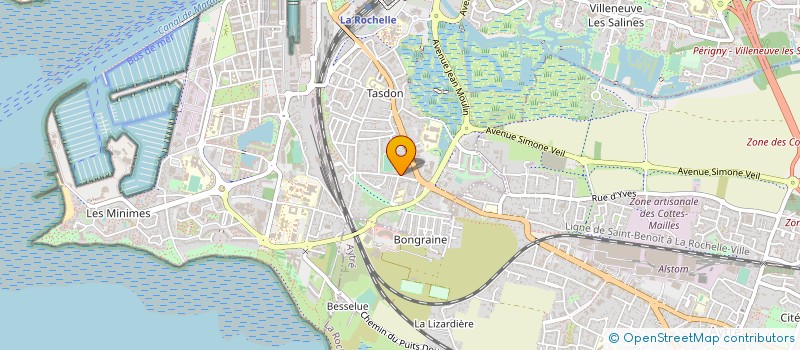 localisation de l'entreprise MADAME SOPHIE THOLLEMBECK  LA ROCHELLE