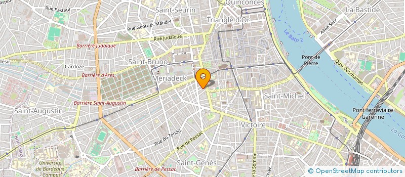 localisation de l'entreprise MADAME SOPHIE THOMAS  BORDEAUX