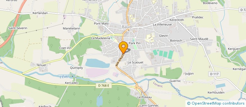 localisation de l'entreprise MADAME SOPHIE THOMAS  BAUD