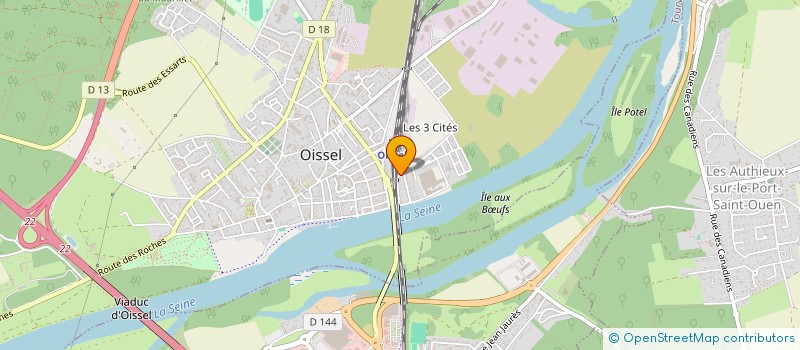 localisation de l'entreprise MADAME SOPHIE THOMAS  OISSEL