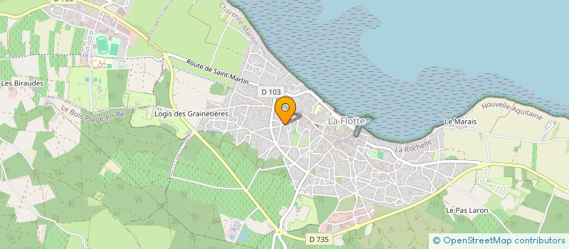 localisation de l'entreprise MADAME SOPHIE THOMAS  LA FLOTTE