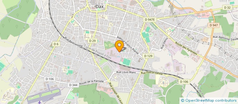 localisation de l'entreprise MADAME SOPHIE THOMAS  DAX