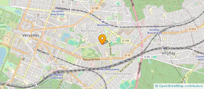localisation de l'entreprise MADAME SOPHIE THONNARD DU TEMPLE à VERSAILLES
