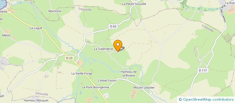 localisation de l'entreprise MADAME SOPHIE THORAL  TREAUVILLE