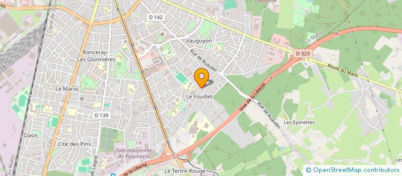 localisation de l'entreprise MADAME SOPHIE THOUARD  LE MANS