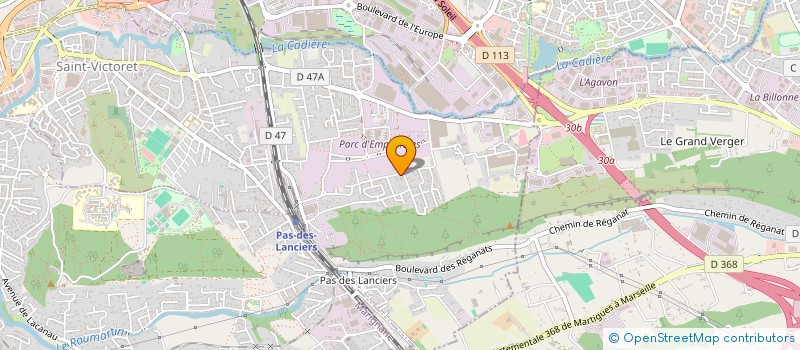 localisation de l'entreprise MADAME SOPHIE TIERCE  CHATEAUNEUF-LES-MARTIGUES