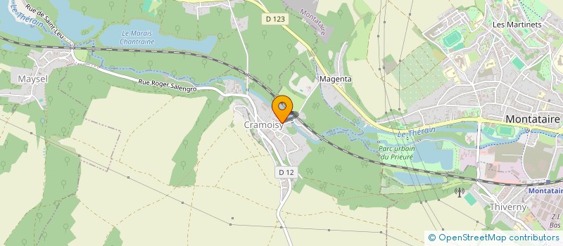 localisation de l'entreprise MADAME SOPHIE TISON  CRAMOISY