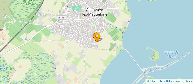 localisation de l'entreprise MADAME SOPHIE TISSIER  VILLENEUVE-LES-MAGUELONE