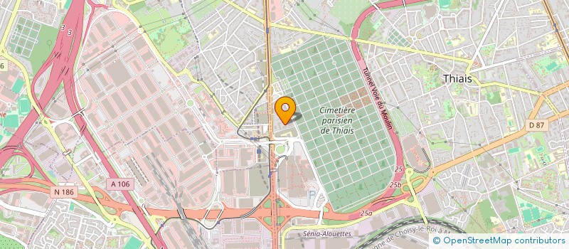 localisation de l'entreprise MADAME SOPHIE TISSIER  THIAIS