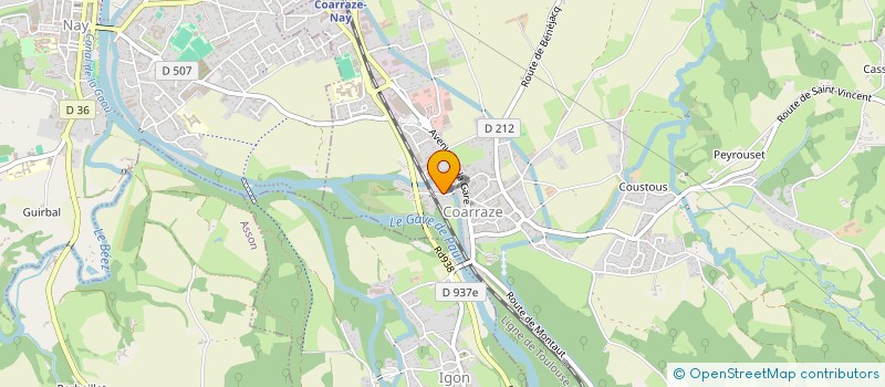 localisation de l'entreprise MADAME SOPHIE TISSOT  COARRAZE