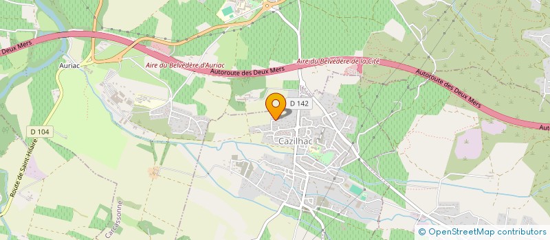 localisation de l'entreprise MADAME SOPHIE TORREILLES  CAZILHAC