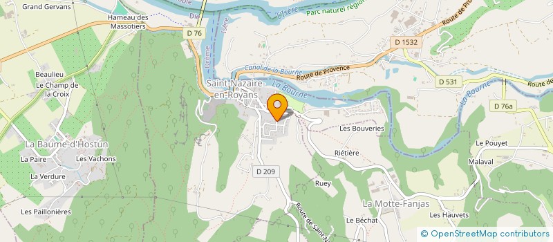 localisation de l'entreprise MADAME SOPHIE TORRES  SAINT-NAZAIRE-EN-ROYANS