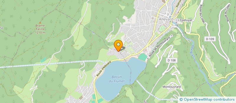 localisation de l'entreprise MADAME SOPHIE TORTEROTOT  LE HAUT-BREDA