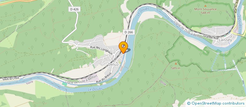 localisation de l'entreprise MADAME SOPHIE TOUBIN-PIGUET  DELUZ