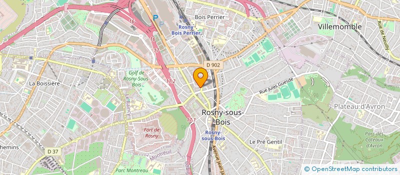 localisation de l'entreprise MADAME SOPHIE TOUEILLE à ROSNY-SOUS-BOIS