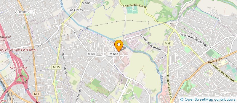 localisation de l'entreprise MADAME SOPHIE TOULAS  TOULOUSE