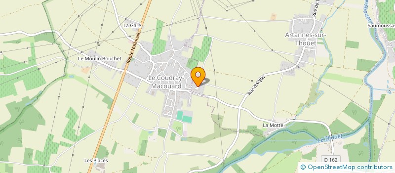 localisation de l'entreprise MADAME SOPHIE TOURET à VAUDELNAY