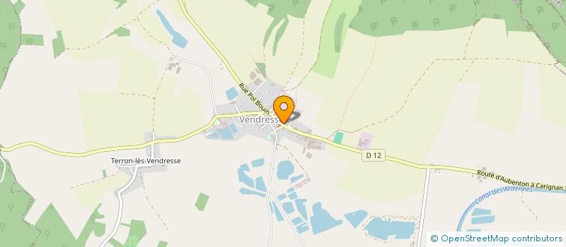 localisation de l'entreprise MADAME SOPHIE TOURET  VENDRESSE