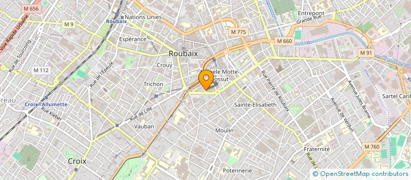 localisation de l'entreprise MADAME SOPHIE TOURVIEILLE  ROUBAIX