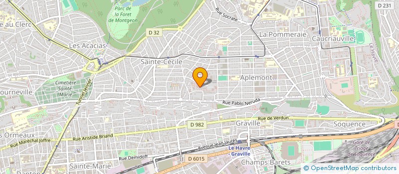 localisation de l'entreprise MADAME SOPHIE TRAORE à LE HAVRE