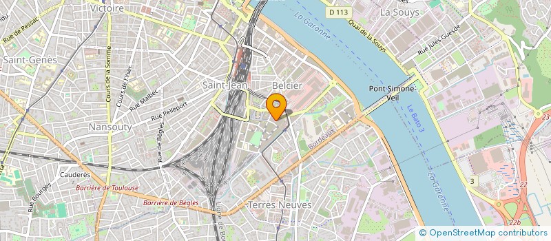 localisation de l'entreprise MADAME SOPHIE TRICAUD  BORDEAUX