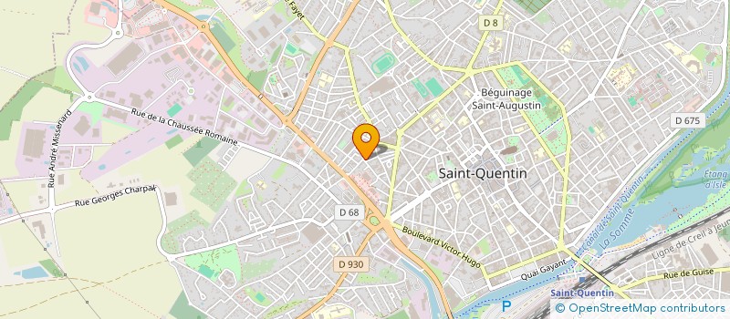 localisation de l'entreprise MADAME SOPHIE TROCME à SAINT-QUENTIN