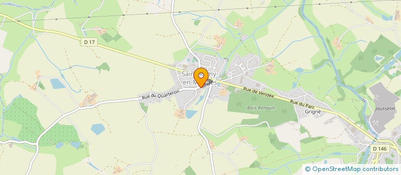 localisation de l'entreprise MADAME SOPHIE TROGER BOUSSEAU à MONTREVAULT-SUR-EVRE