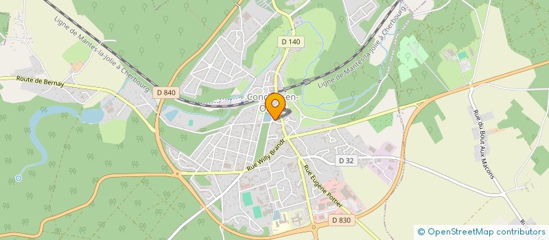 localisation de l'entreprise MADAME SOPHIE TROTIGNON  CONCHES-EN-OUCHE