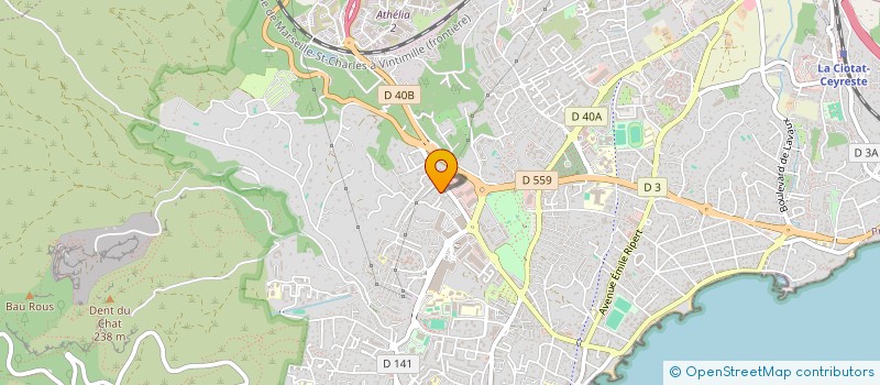 localisation de l'entreprise MADAME SOPHIE TROTTET à LA CIOTAT