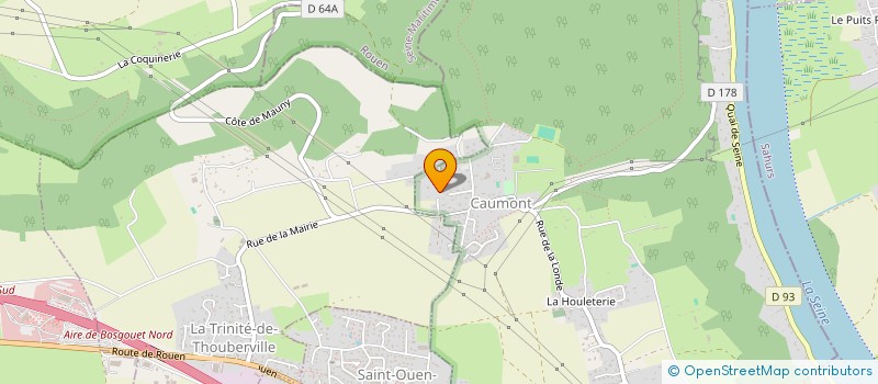localisation de l'entreprise MADAME SOPHIE TRUDELLE à CAUMONT