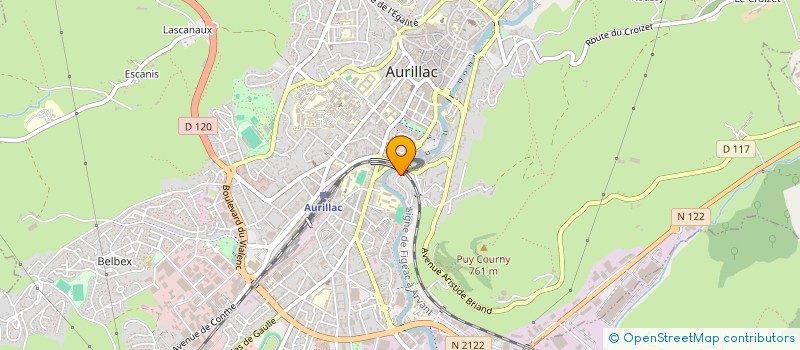localisation de l'entreprise MADAME SOPHIE TSCHANHENZ à AURILLAC