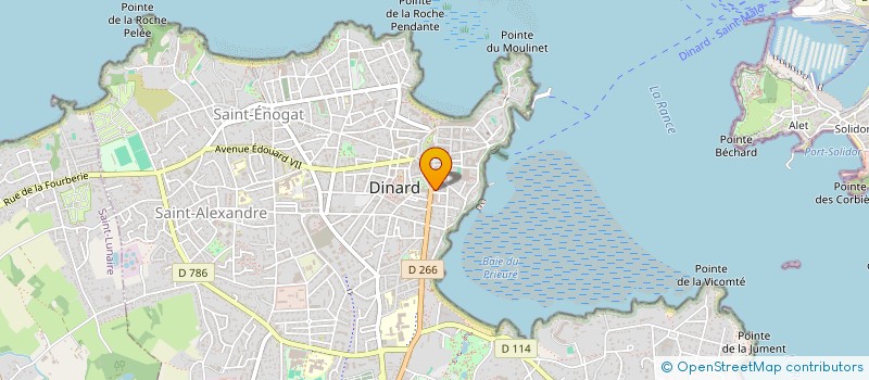 localisation de l'entreprise MADAME SOPHIE TUAL  DINARD