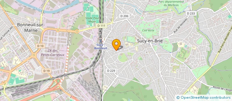 localisation de l'entreprise MADAME SOPHIE TURPIN  SUCY-EN-BRIE